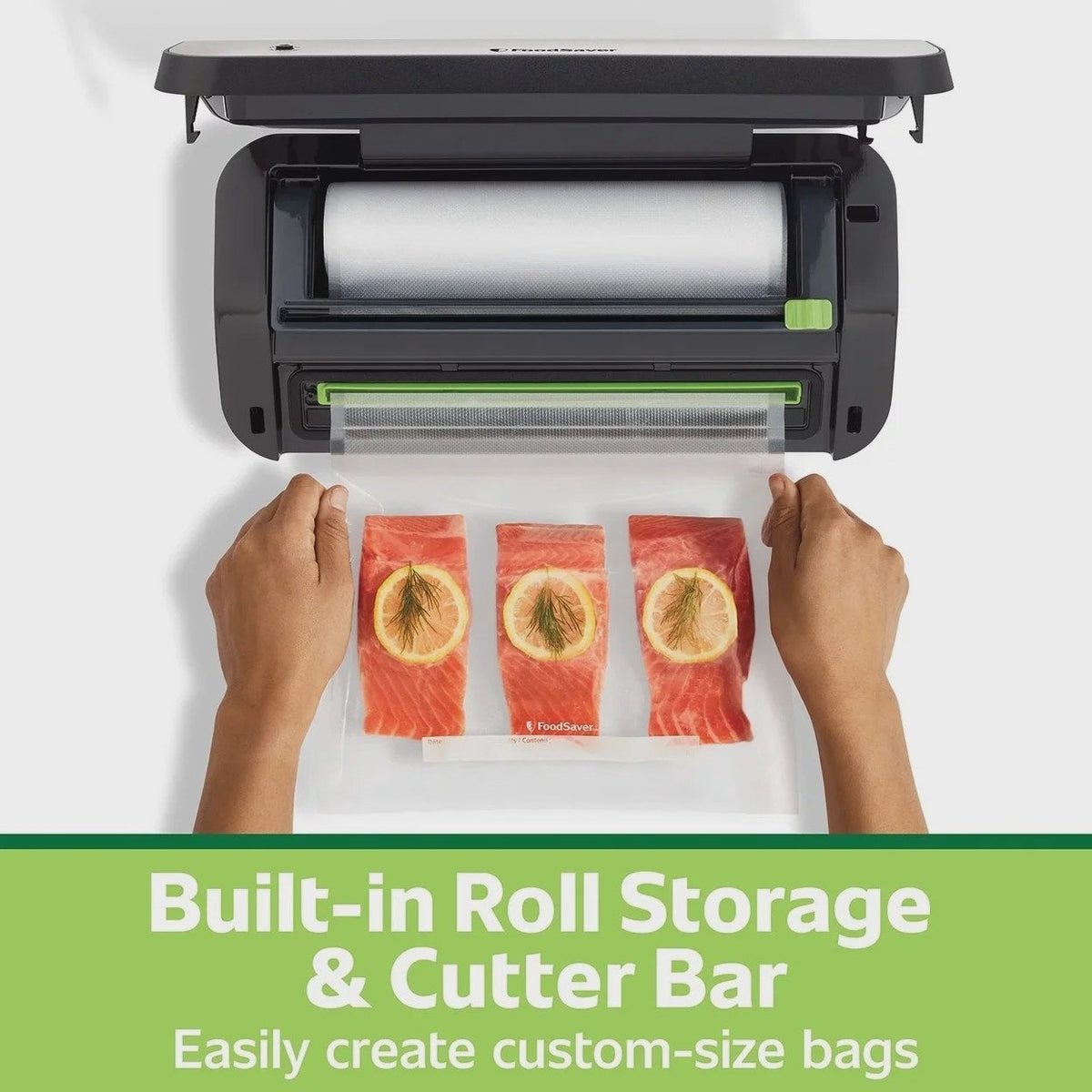 FoodSaver 2195546 Preserve Vacuum Sealer, Special 14-Piece Starter Kit with Vacuum Seal Roll and Bags