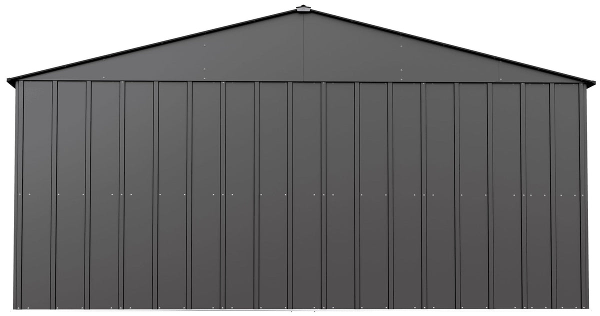 Arrow Classic 14x17-ft Charcoal Corrosion-Resistant Steel Shed