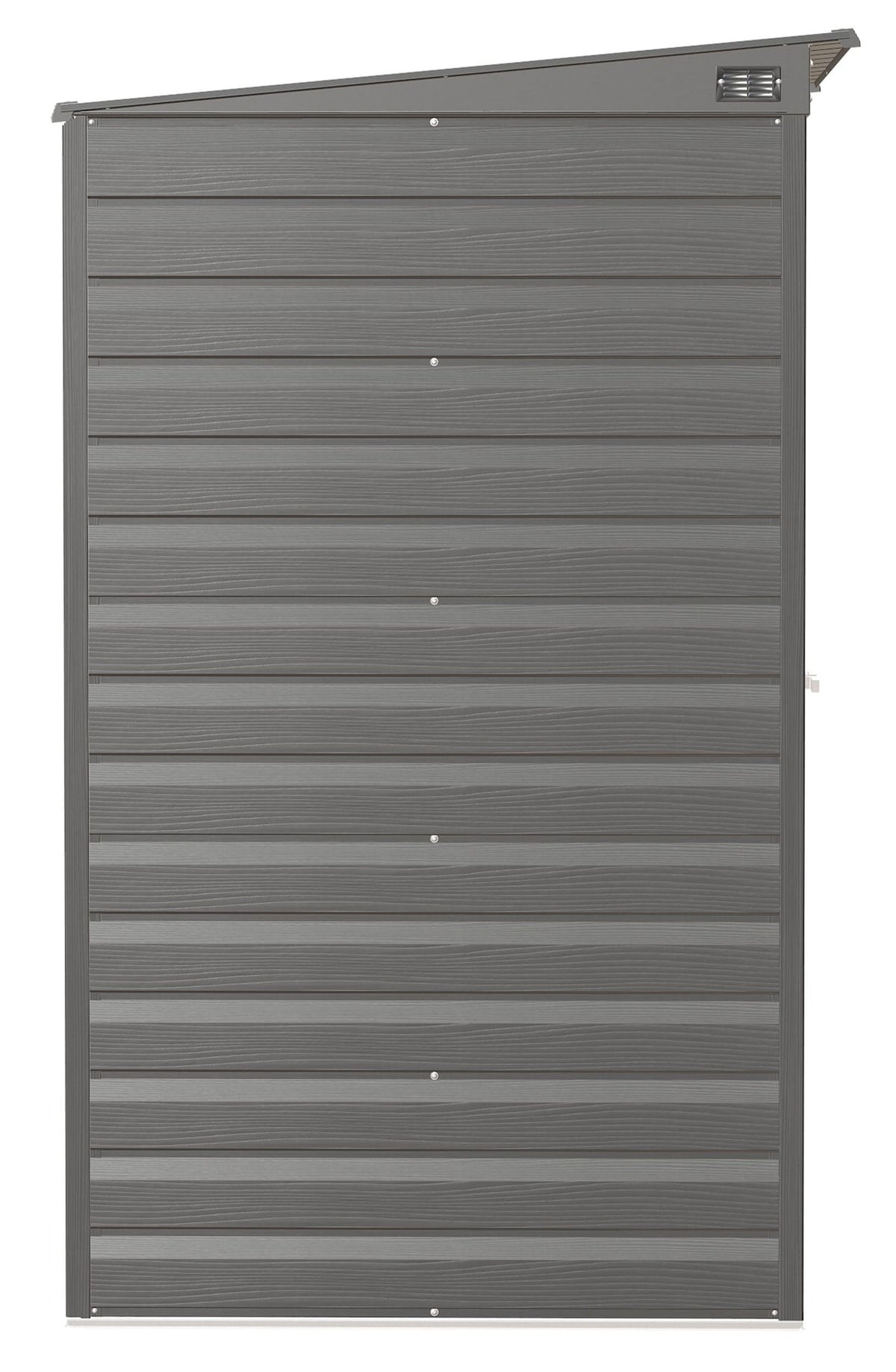 Arrow Select Galvanized Steel Storage Shed, Charcoal, 8-ft x 4-ft