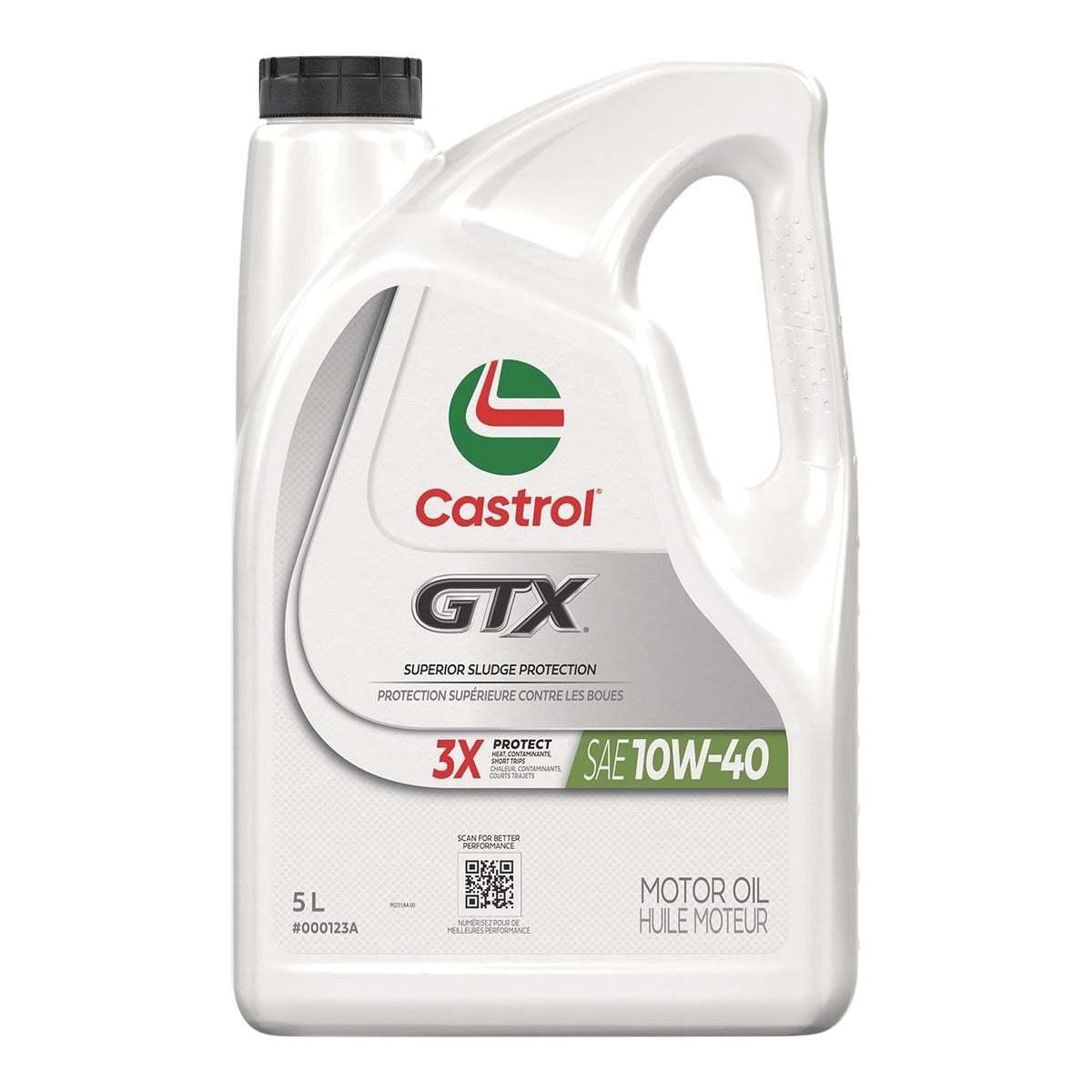 Castrol GTX 10W40 Conventional Engine/Motor Oil, 5-L