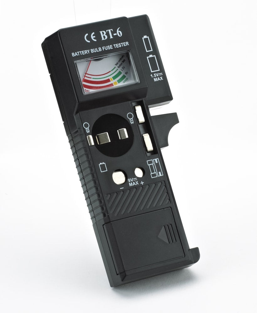 Certified Universal Battery Tester / Checker, AAA, AA, C, D, 9V