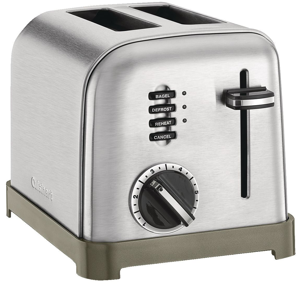 Cuisinart Metal Classic Toaster with 6 Settings, Stainless Steel, 2-Slices