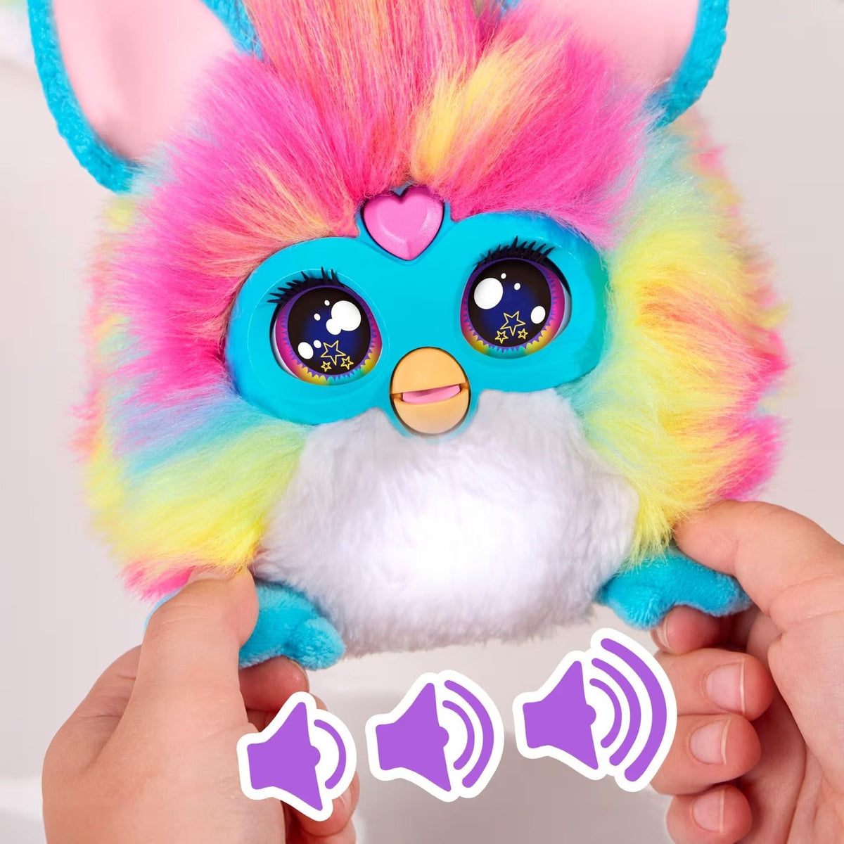 Furby DJ Furby French Interactive Toy with Touch-Activated Lights