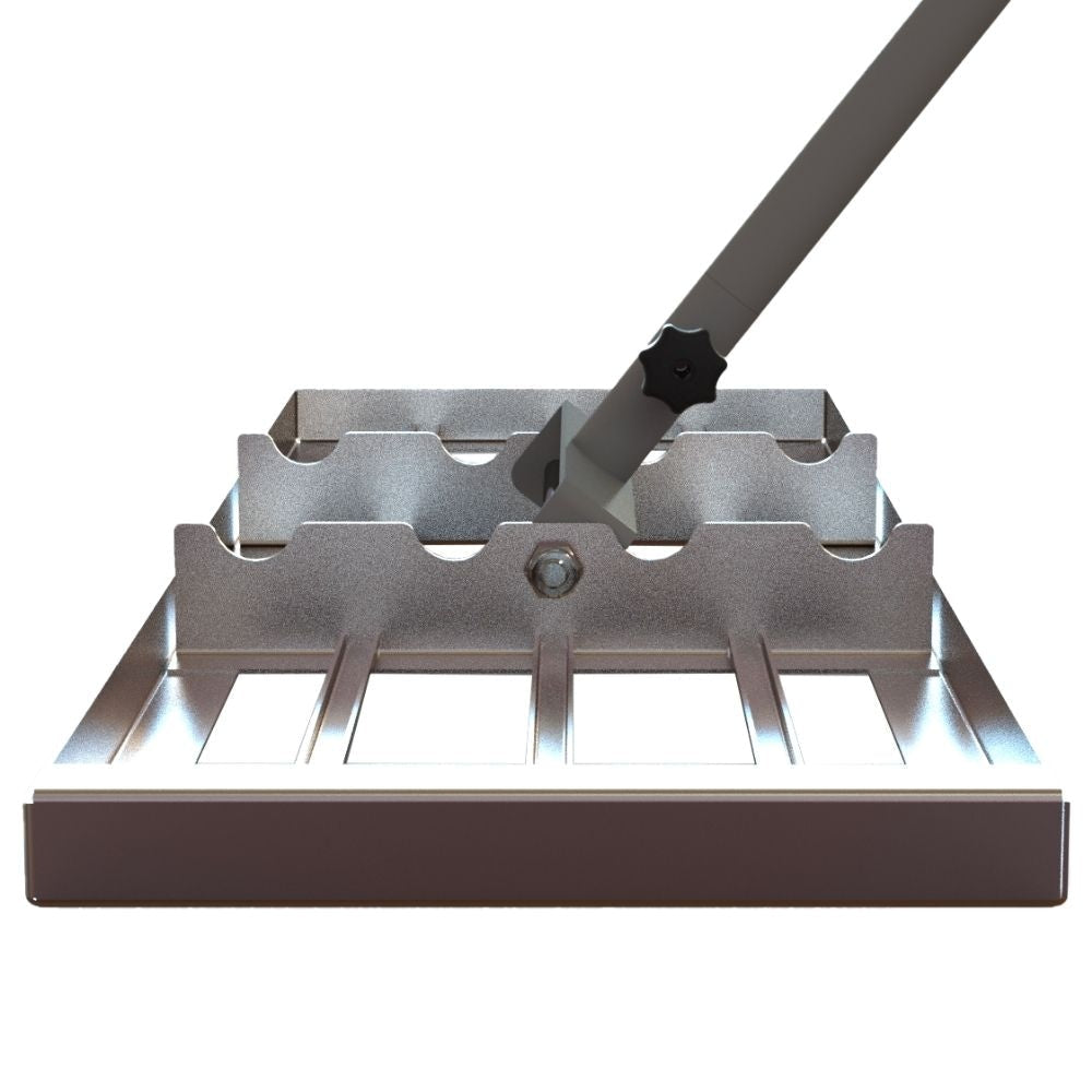 Garant Heavy Duty Long Handle Lawn Levelling Rake for Yard/Garden