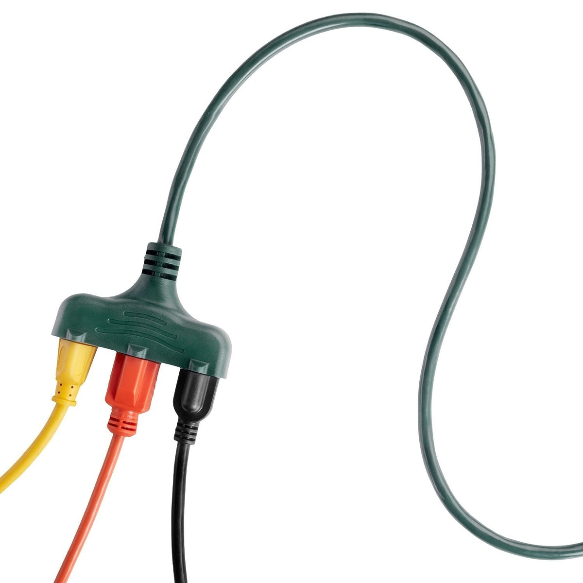 Globe Electric 50-ft 14/3 Outdoor Power Cord with Wireless Remote & 3 Grounded Outlets, Green