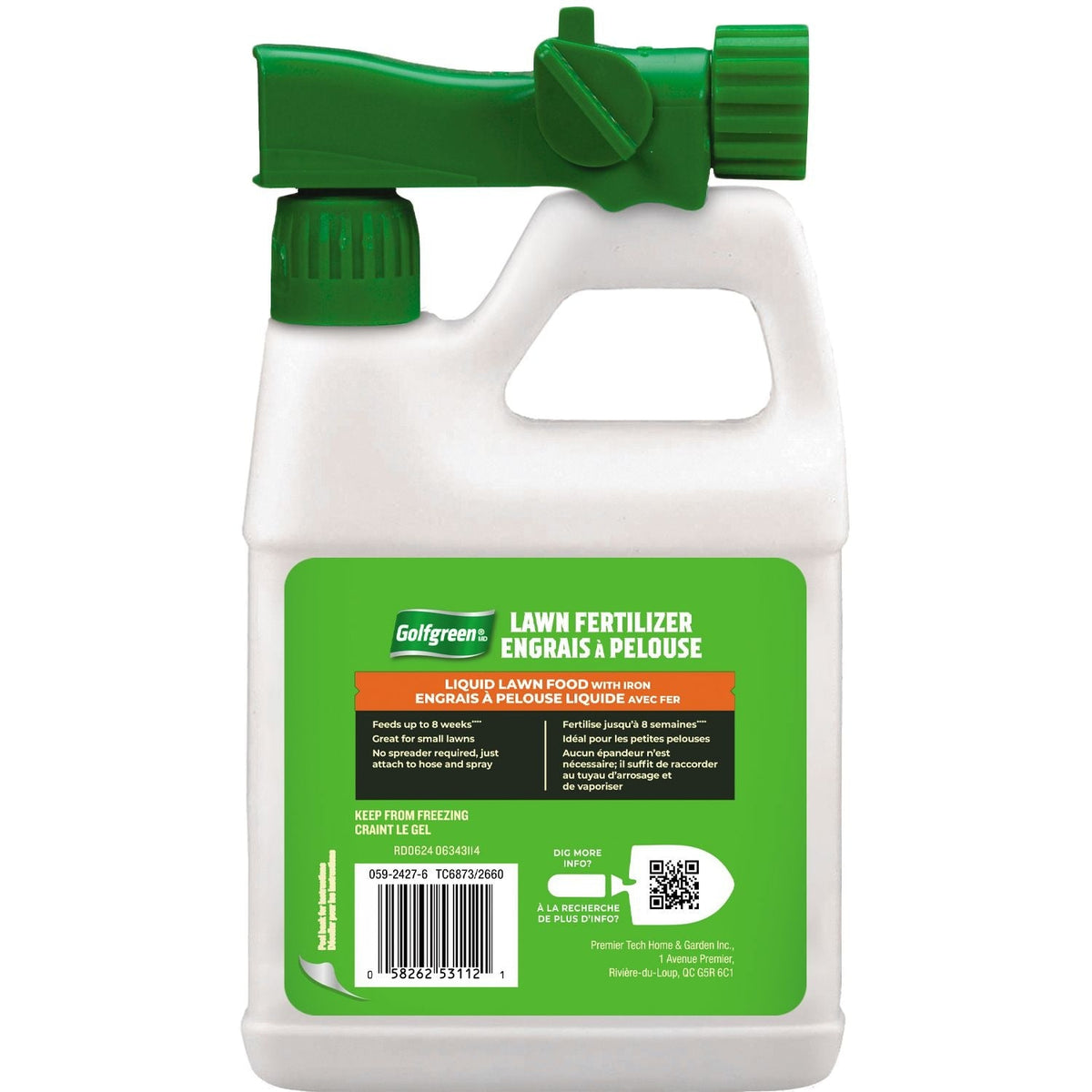 Golfgreen Liquid Lawn Fertilizer, 30-0-0, 1.35-kg