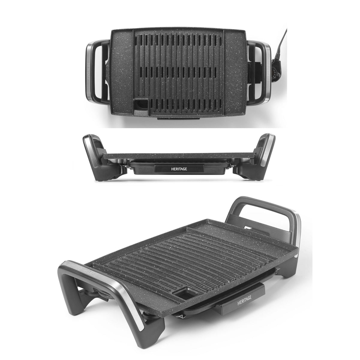 Heritage: The Rock 1500W Non-Stick Smokeless Grill