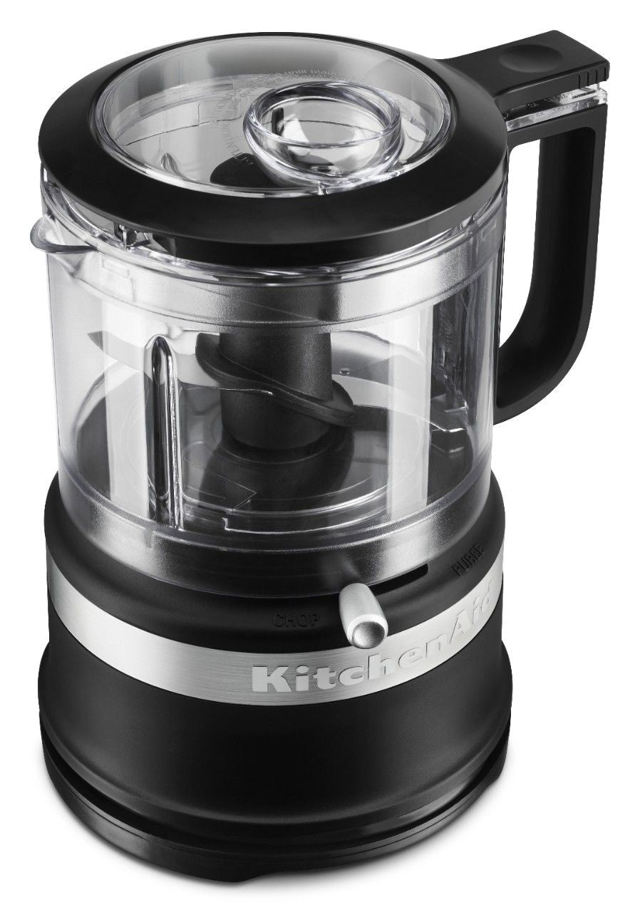KitchenAid Compact Food Chopper with Dishwasher Safe Parts, Black