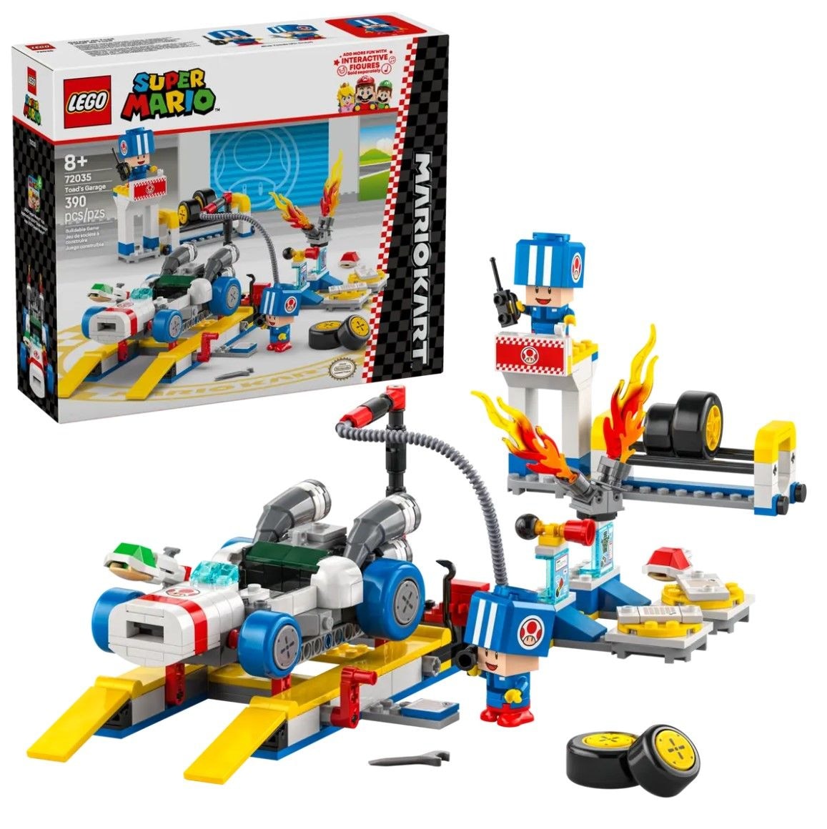 LEGO Super Mario: Mario Kart Toad's Garage - 72035, 390-pcs, Ages 8+