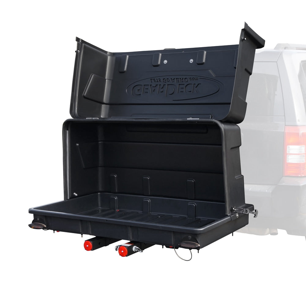 Let`s Go Aero GearDeck Slideout Cargo Carrier with LED, Black, 17-cu.ft