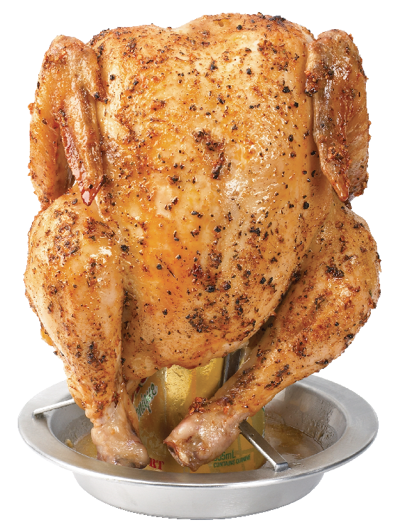 MASTER Chef Stainless Steel Folding Beer Can Chicken Holder/Chicken Roasting Rack Stand