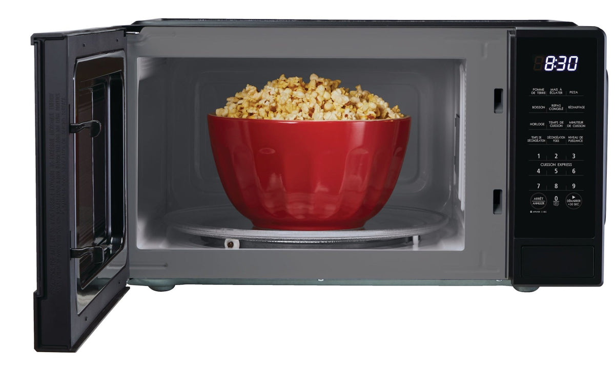 MasterChef Matte Microwave, Black, 1.1-cu-ft