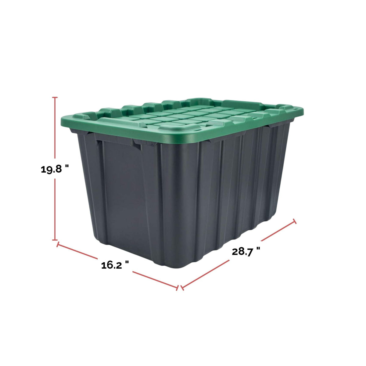 Mastercraft 102-L Heavy-Duty Green/Black Tote