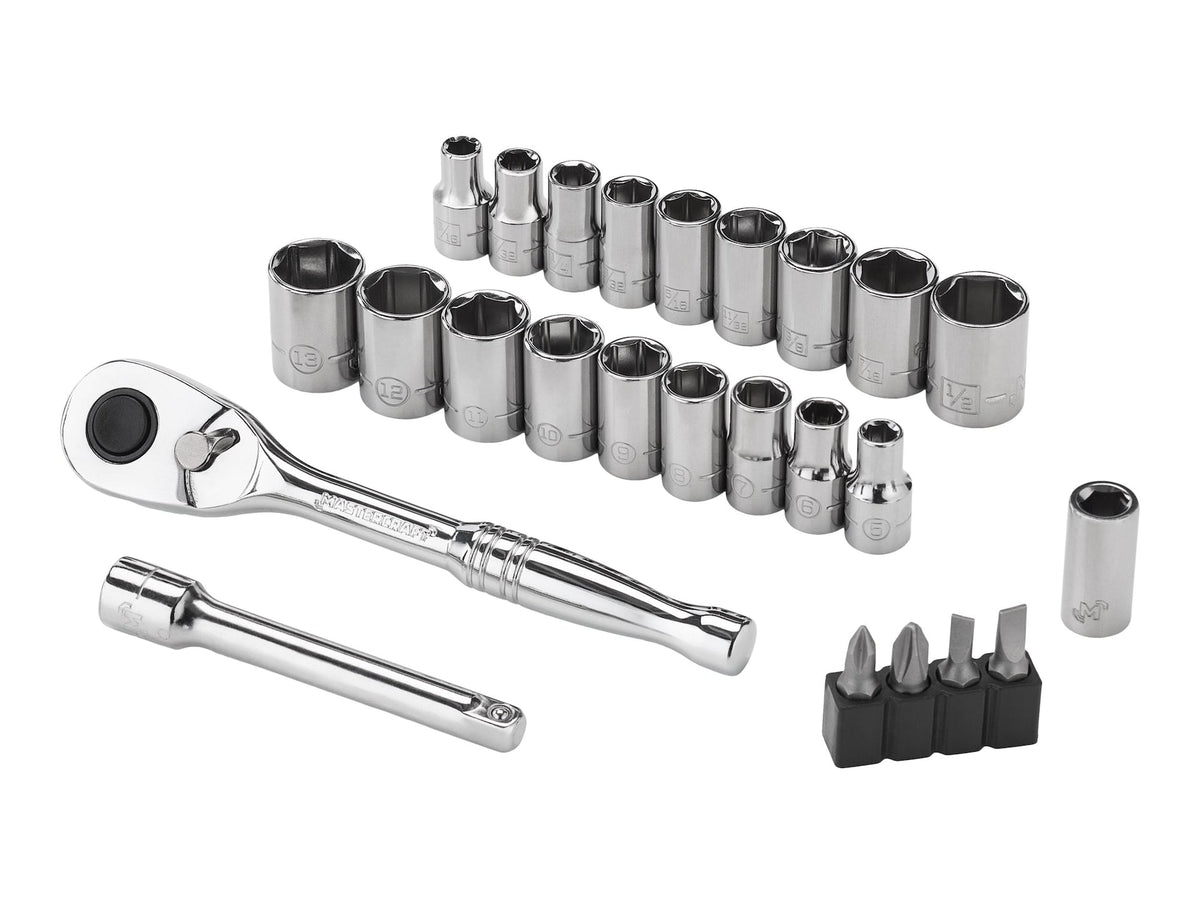 Mastercraft 25 Piece 1/4" Drive Socket Set