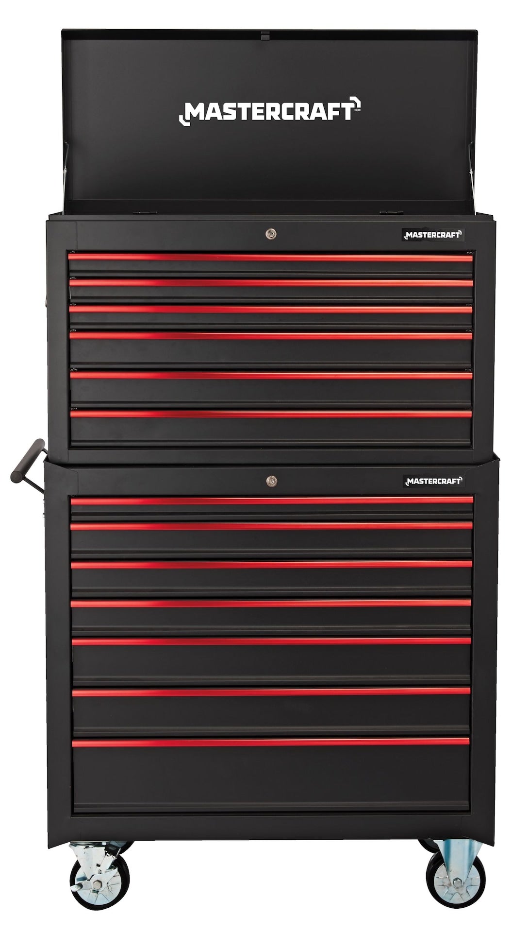 Mastercraft Tool Chest with 6 Drawers, Black, 36-in