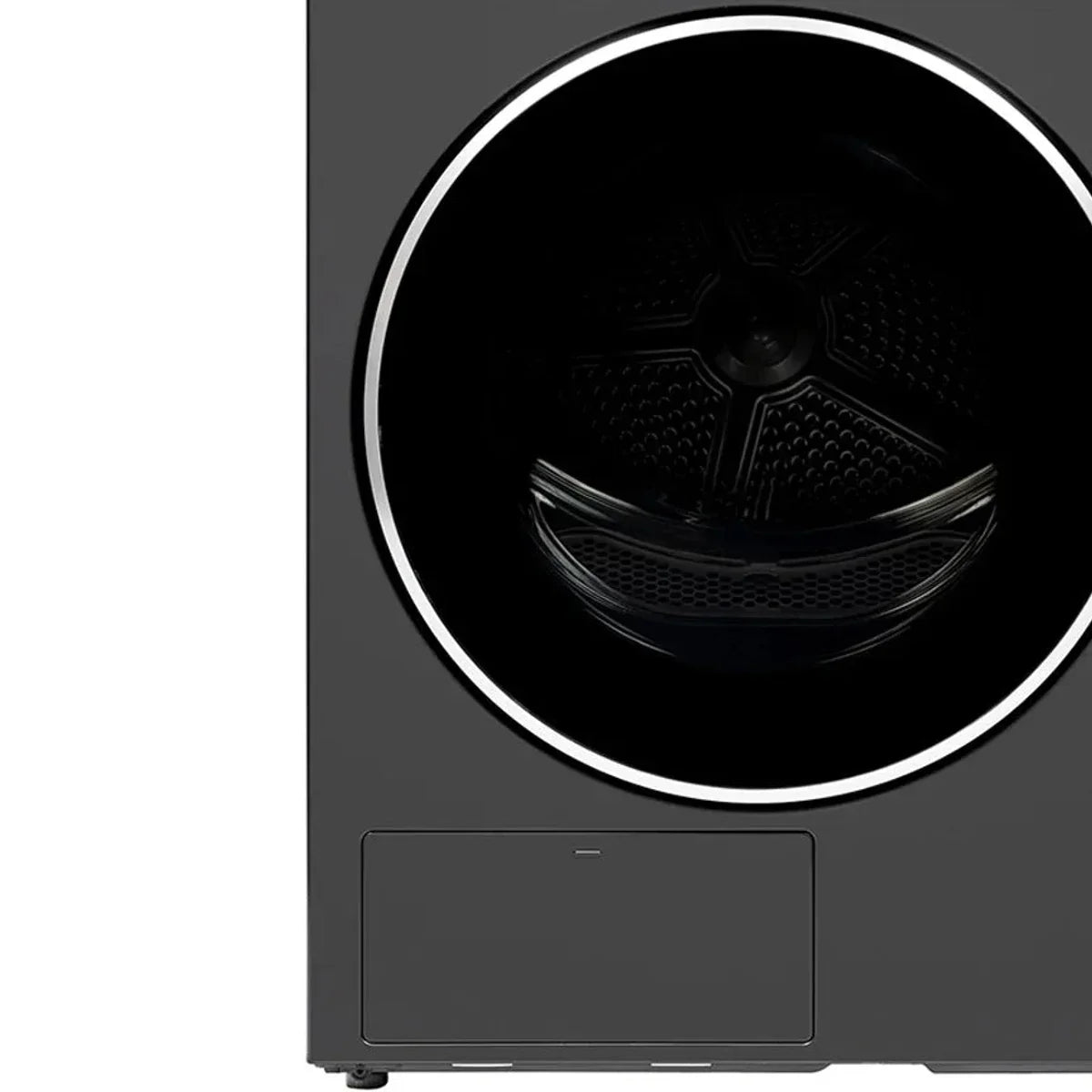 Midea 4.4 cu. ft. Graphite Steel Electric Ventless Dryer with Heat Pump and Stacking Kit