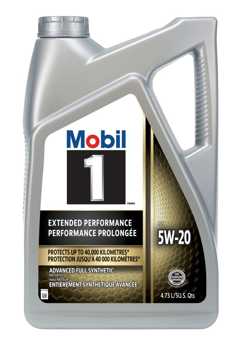 Mobil 1 Extended Performance 5W20 Synthetic Engine/Motor Oil, 4.73-L