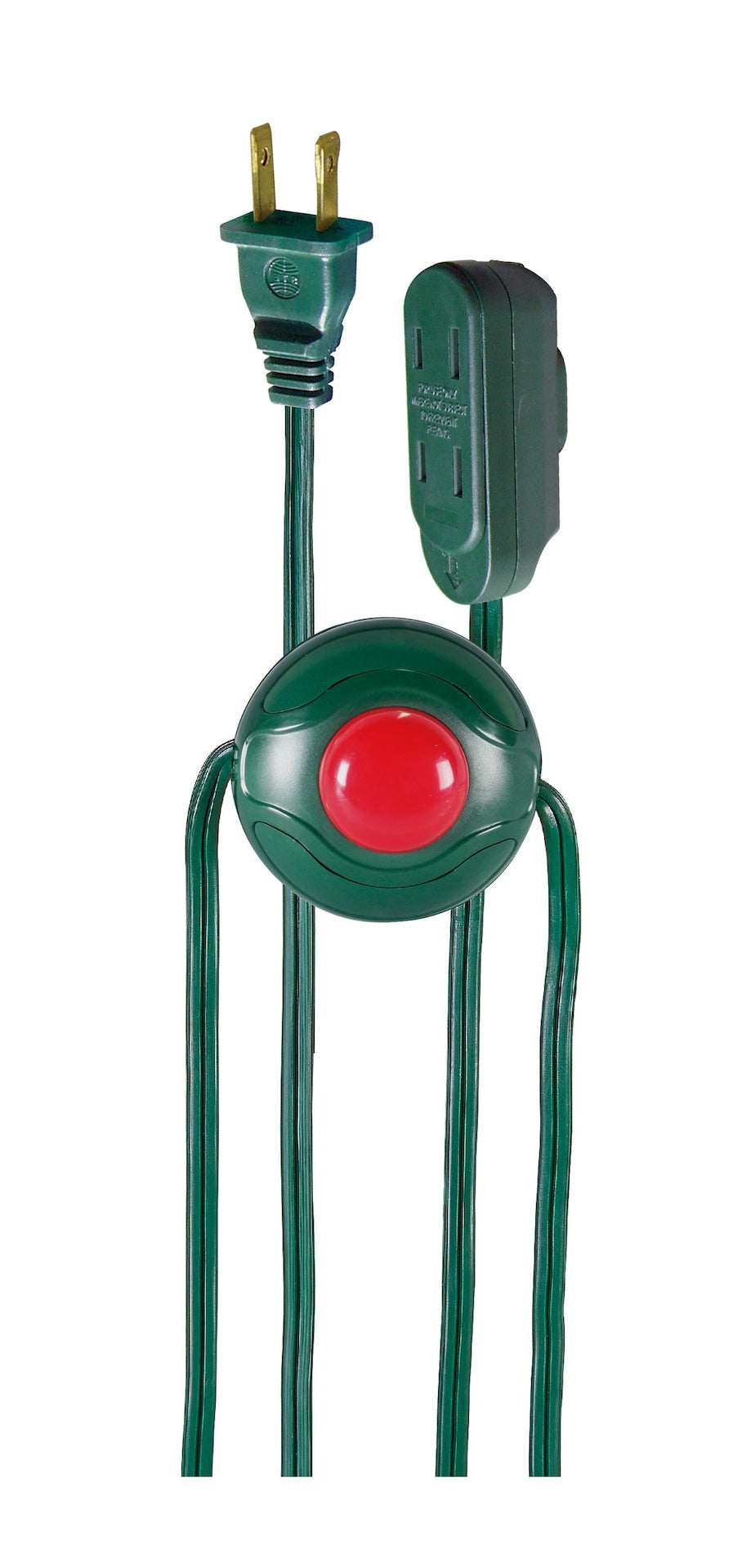 NOMA 14-ft 7-in 16/2 Indoor Extension Cord, ON/OFF Foot Switch, Green