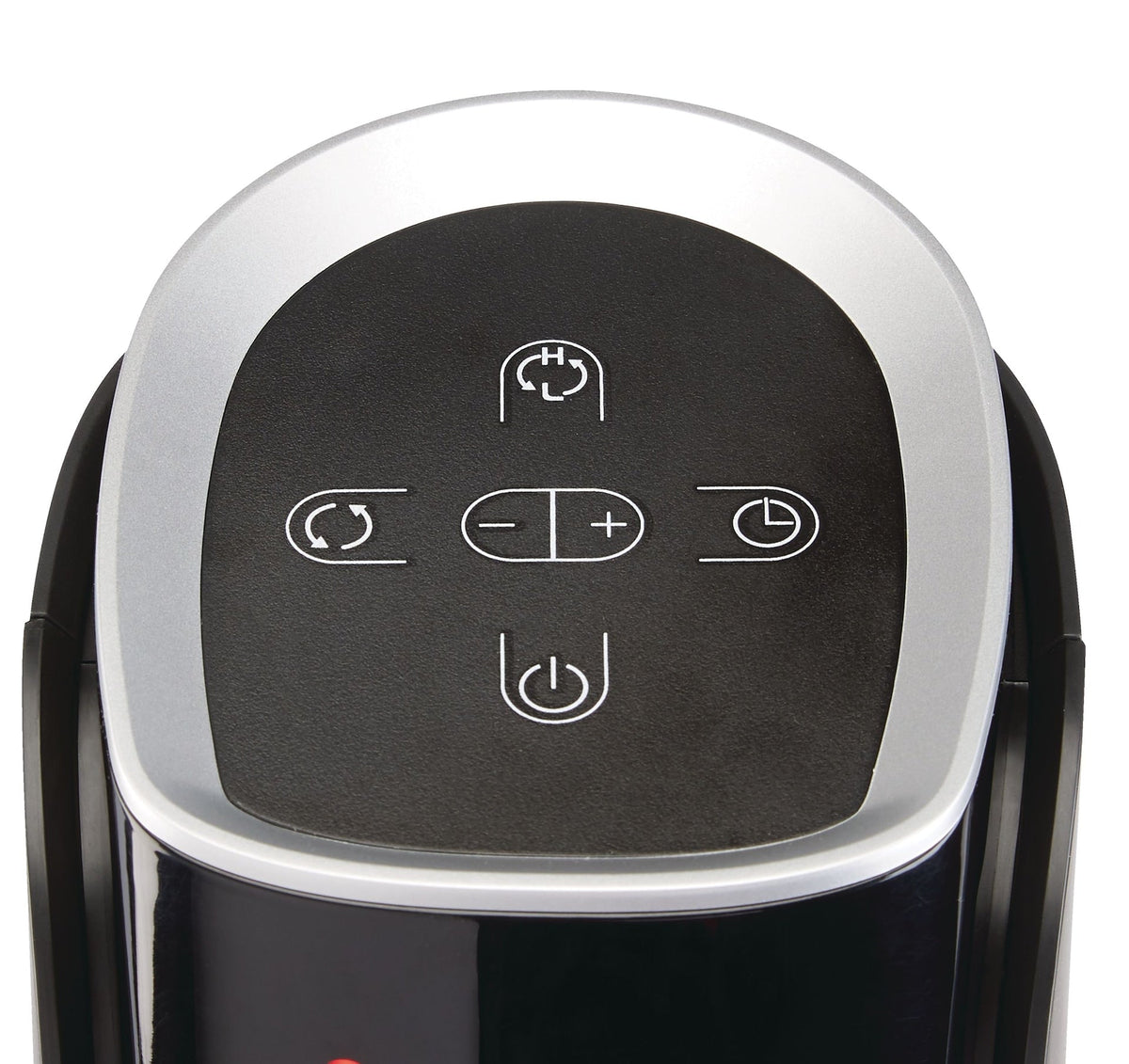NOMA Oscillating Tower Ceramic Heater withRemote Control & Thermostat, 1500W, Black, 24-in