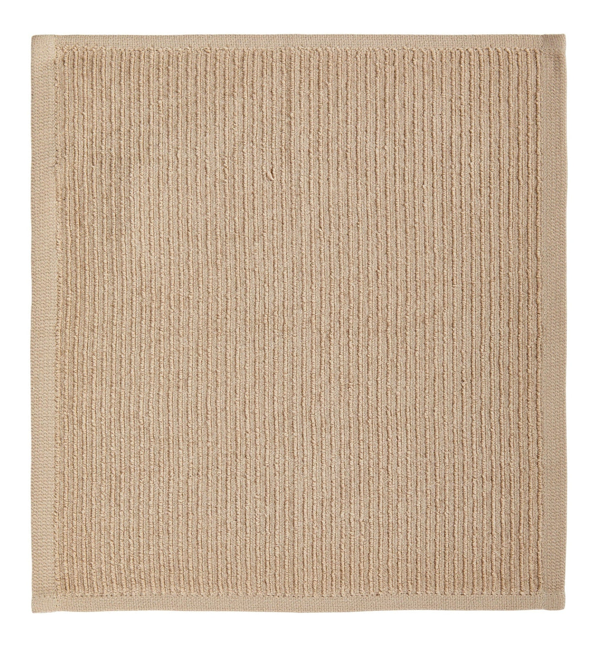 PADERNO All-Purpose Ribbed Cotton Terry Square Dish Cloths, Beige, 4-pk