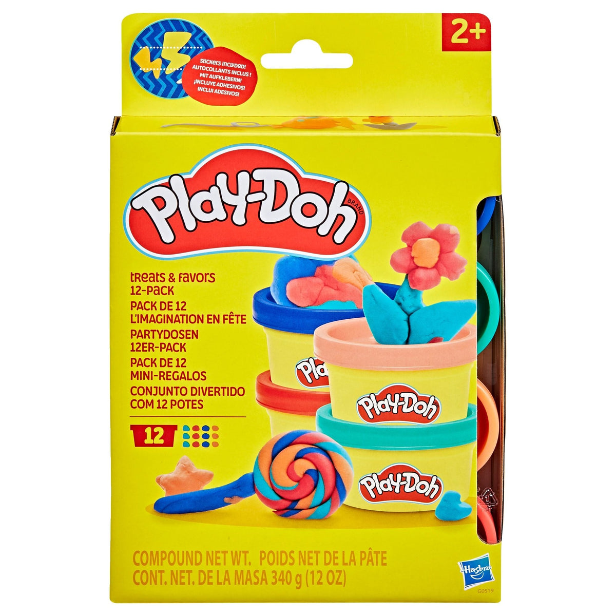 Play-Doh 4-Colour Share Bag for Parties, 1-oz, 12-pc
