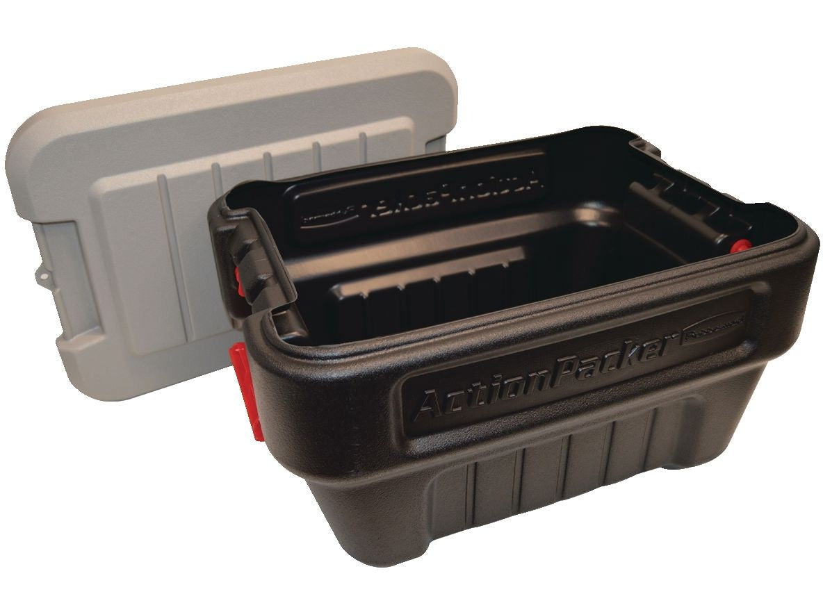 Rubbermaid Action Packer Latch Storage Container, Stackable and Recyclable, 30.3-L