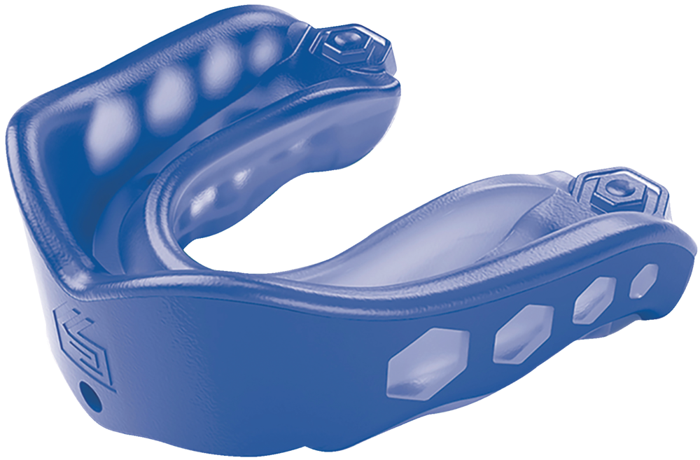 Shock Doctor Gel Max Mouthguard, Royal Blue, Assorted Sizes