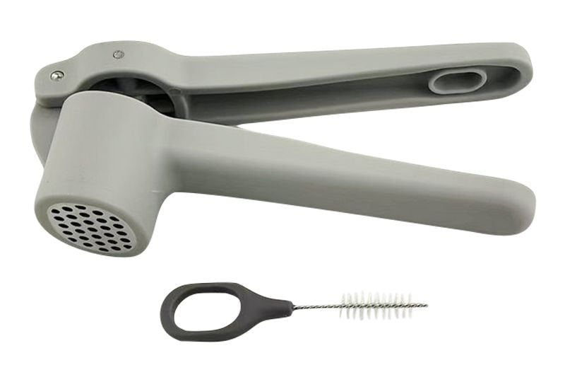 Simplicité Stainless Steel Garlic Press with Brush