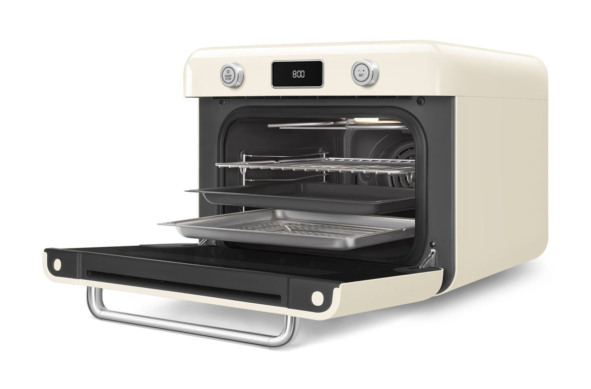 SMEG Combi Multifunction Steam Oven with Airfry, Cream