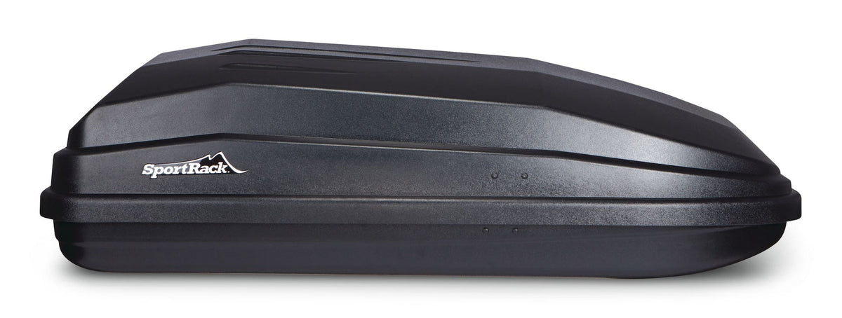 SportRack Vista SR7018 Rectangle-Shaped Roof Top Cargo Box, Lockable, X-Large, Black