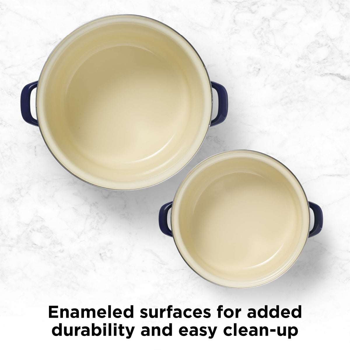 Starfrit Stock Pot, 2-pk, Navy