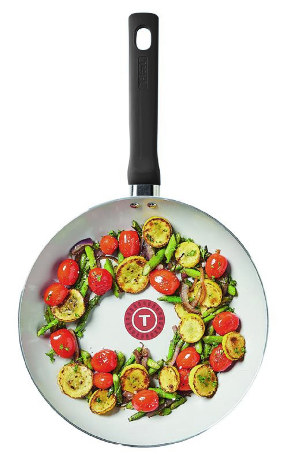 T-Fal Viva Ceramic Non-Stick Frypan with Thermo-Spot Technology, 26-cm