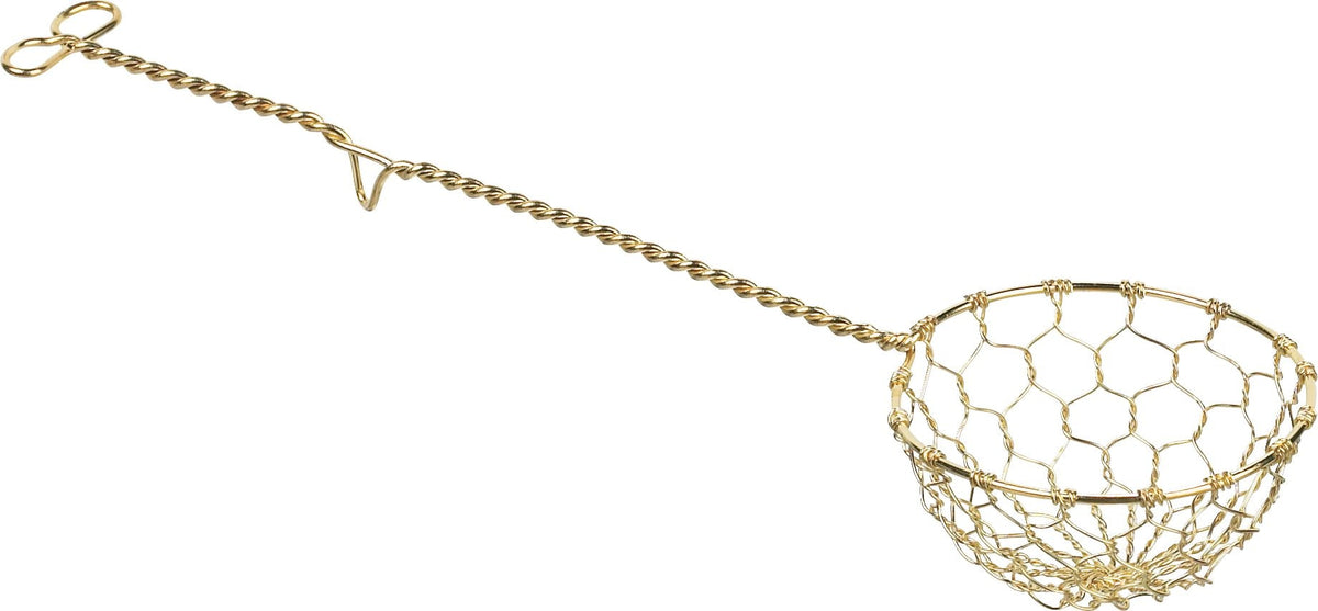 Trudeau Brass Fondue Strainer