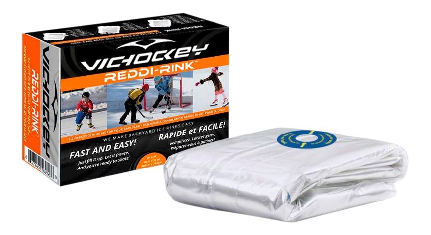 VIC Reddi-Rink EZ Freeze Ice Rink Kit, 10-ft x 20-ft