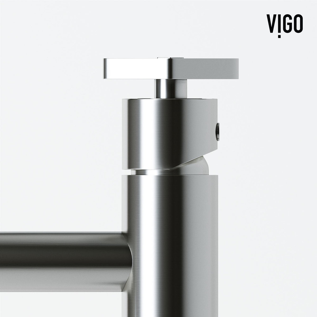 VIGO Magnolia MatteStone White Bathroom Sink/Basin Set with Ruxton Faucet and Rectangular Composite Vessel