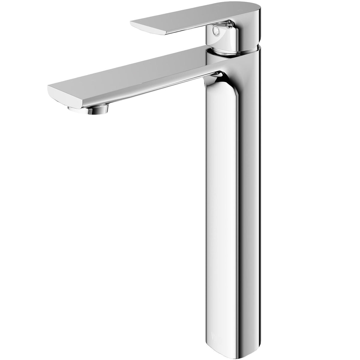 VIGO Norfolk Single Handle Vessel Single Hole Bathroom Sink Faucet, WaterSense Certified, Chrome,