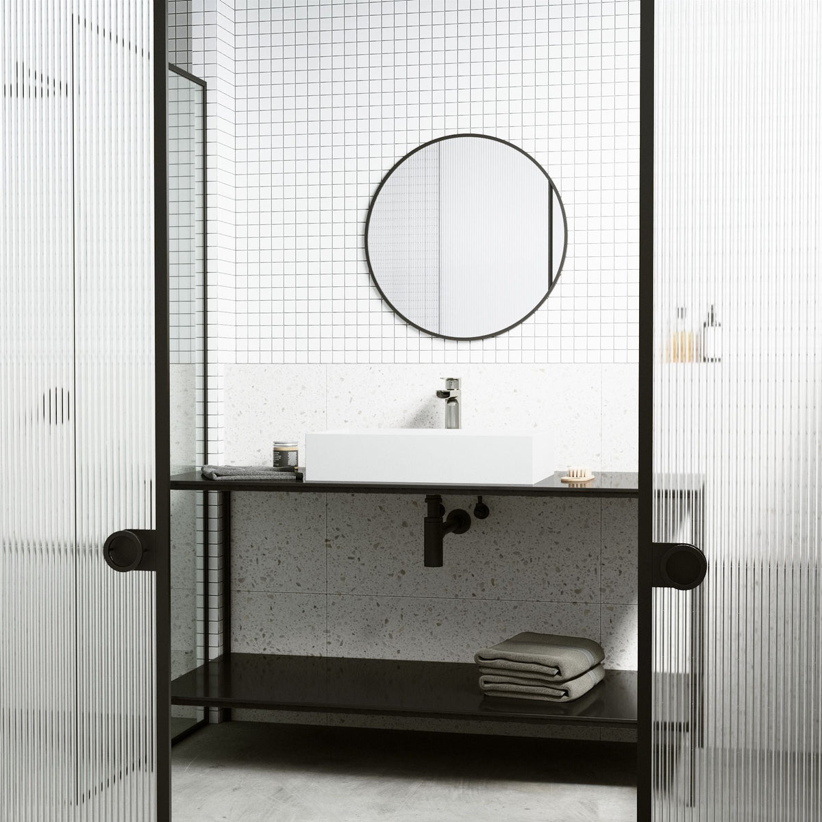 VIGO Starr Modern MatteStone 23x15-in Deep White Bathroom Sink/Basin with Rectangular Vessel