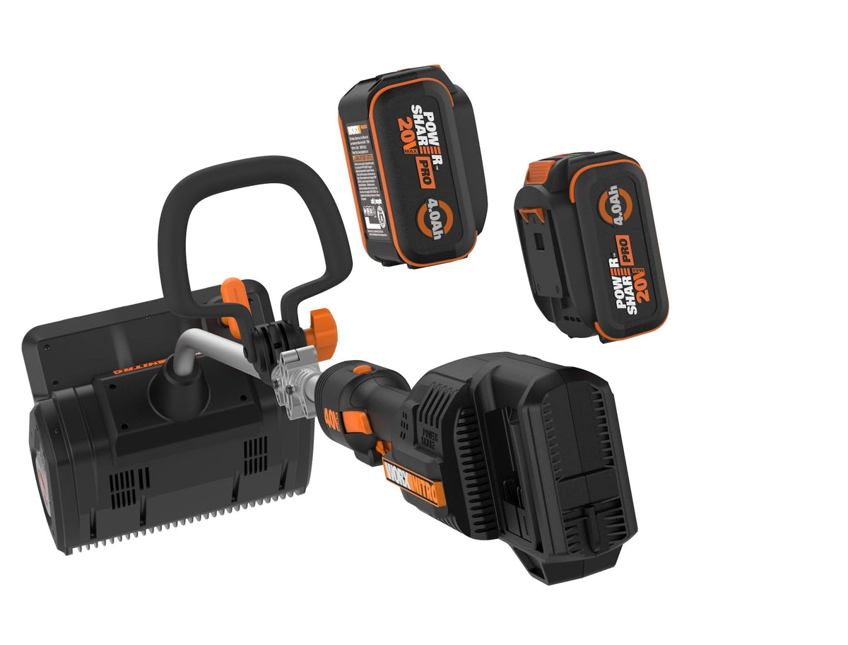Worx 12-in 40V/4.0Ah Cordless Snow Shovel with Battery and Charger