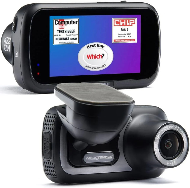 Car dashcam - Small size model (with application) - Full-process 1440p/30fps quadruple high-definition recording function, suitable for car cameras. Alexa voice control - Wireless network, GPS, Bluetooth - Parking mode - Night vision function - Polar D0