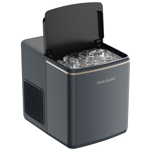 Frigidaire 26 lb Countertop Bullet Ice Maker with Touch Controls – Grey O8