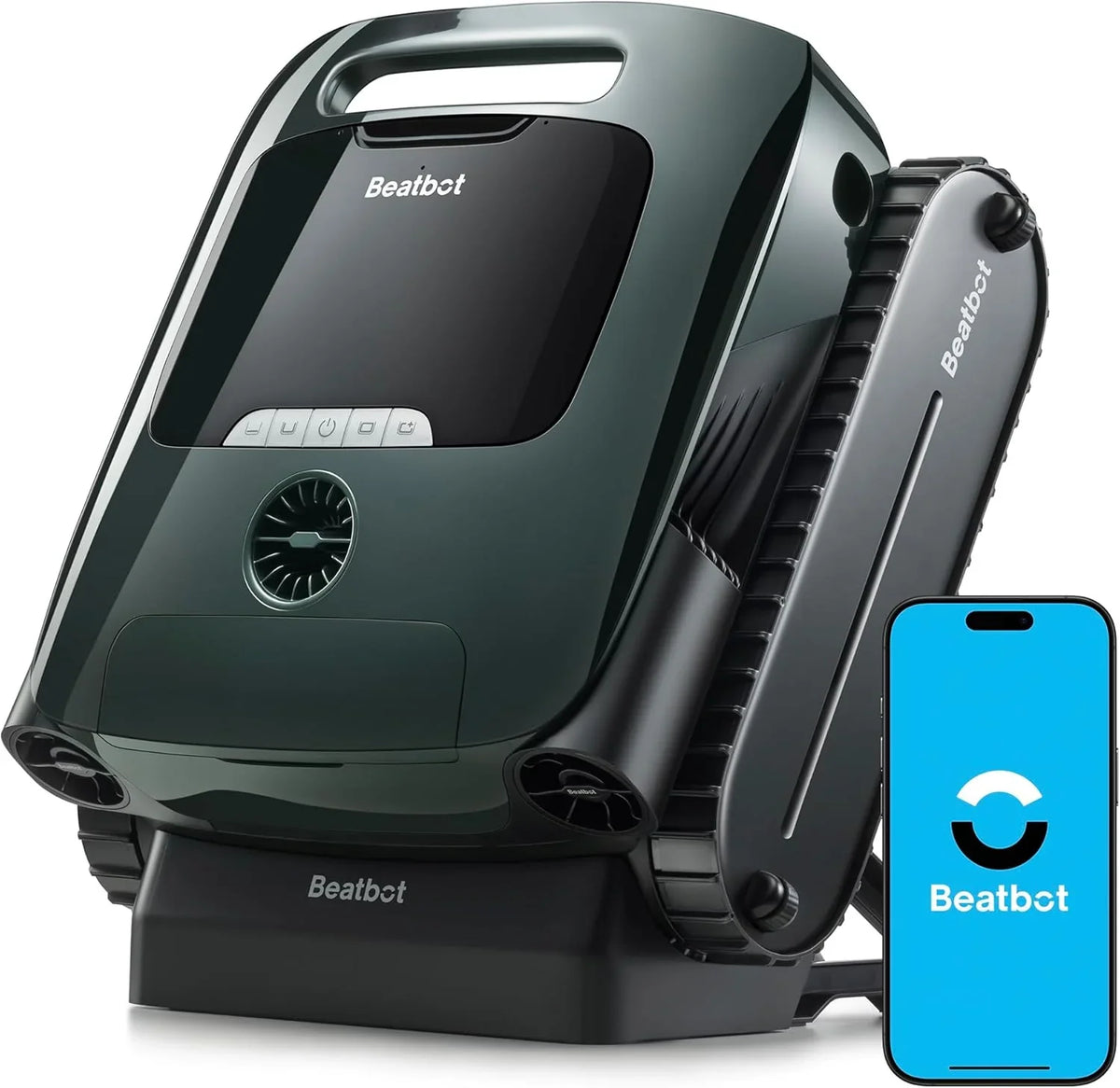 AquaSense 2 Pro Cordless Pool Vacuum Robot, Unmatched 5-in-1 Cleaning, Surface Parking, Skims Water Surface with APP Control, Water Clarification, for Pools up to 3,875 Sq.ft -- Emerald Green