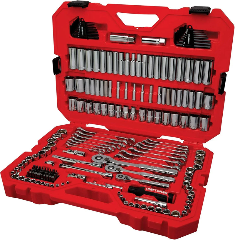 CRAFTSMAN Mechanics Tool Set, 1/4 and 3/8 Inch Drive, 189 Piece (CMMT12134) P3