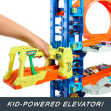 Hot Wheels City Ultimate Garage Playset with 2 Die-Cast Cars, Storage for 50 Cars Child Age 4-8