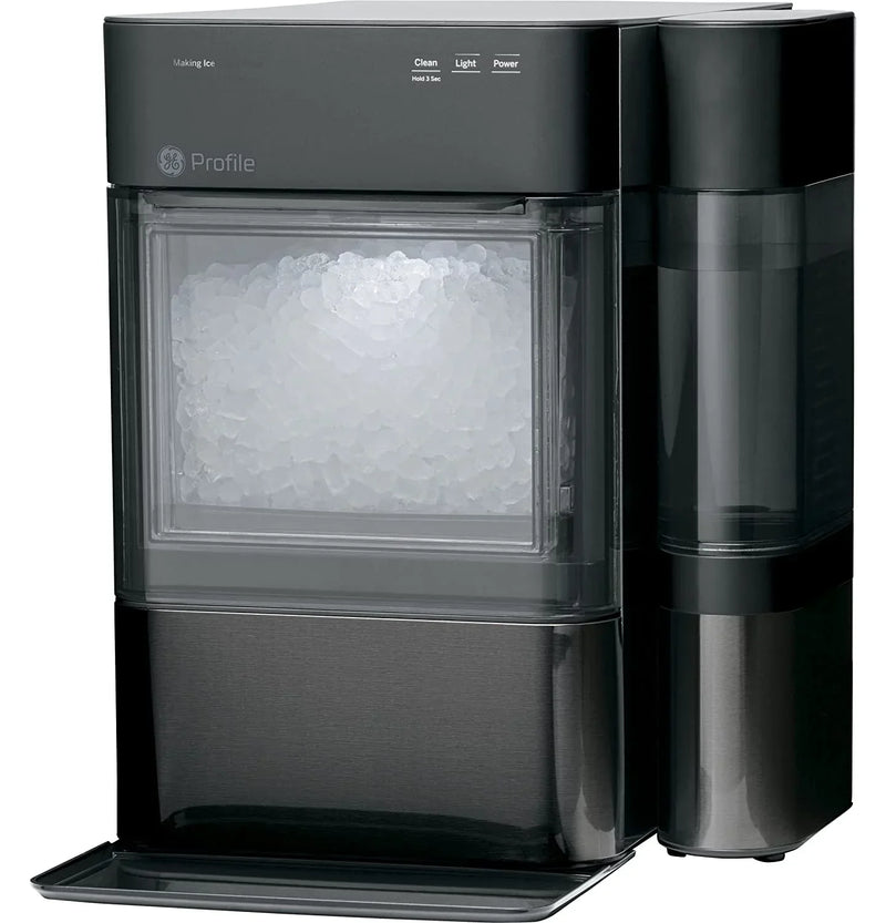 Countertop Nugget Ice Maker | Ice Machine with WiFi Connectivity | Smart Home Kitchen Essentials | Black Stainless H1