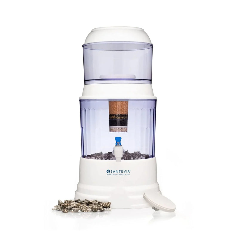 Counter-top type - Enhanced alkaline and fluoride filter | Household water filter that makes water alkaline and adds minerals | Chlorine and fluoride filter B0