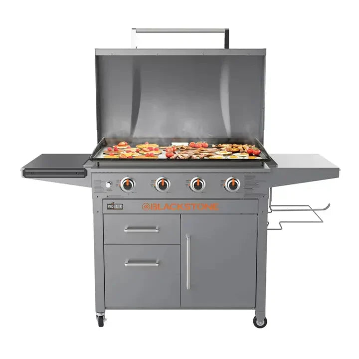 Blackstone ProSeries 4-Burner 36" Griddle Cooking Station with Hood N7