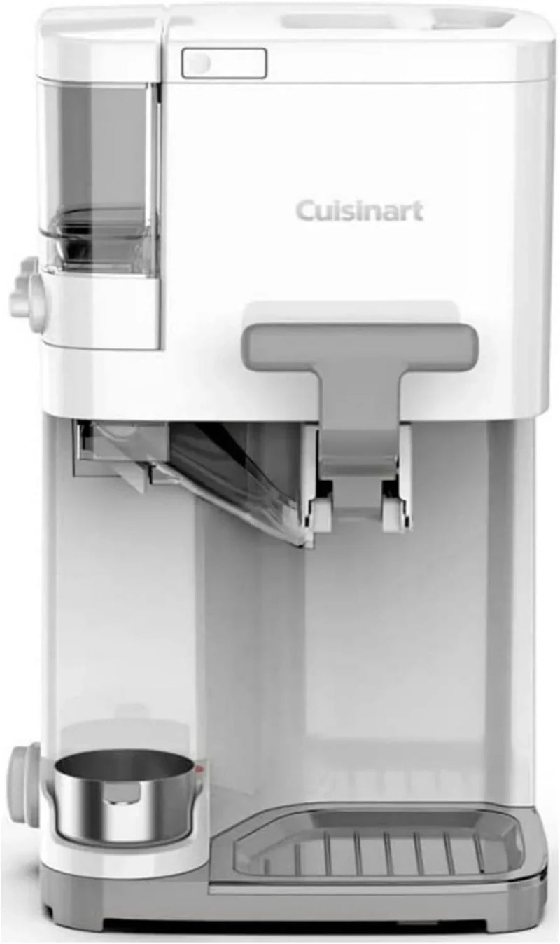 Cuisinart Soft Serve Ice Cream Machine- Mix It In Ice Cream Maker for Frozen Yogurt, Sorbet, Gelato, Drinks 1.5 Quart, White, ICE-48 N1