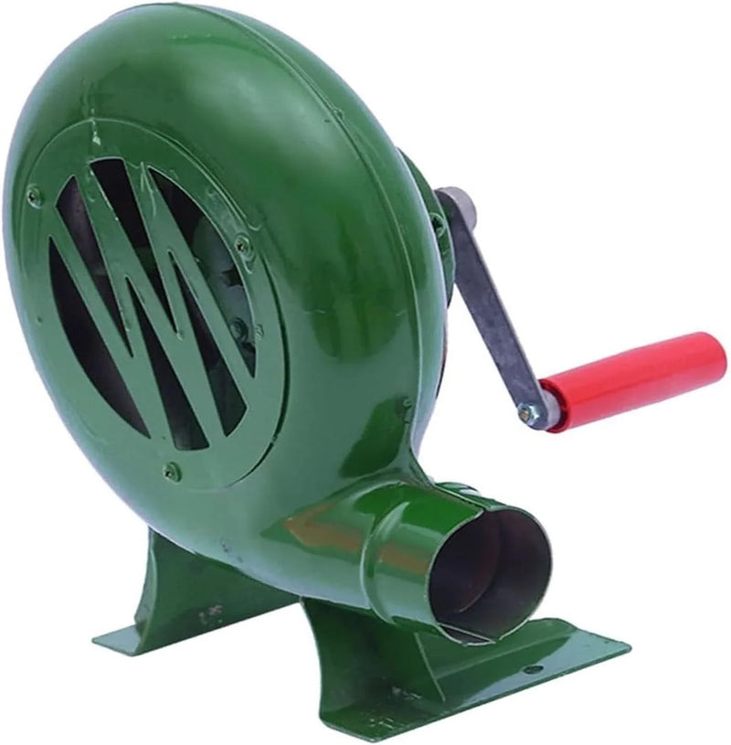 Blower Popcorn Fan, Manual BBQ Forge Air Blower with Hand Crank for Camping Picnic Outdoor - 80W-350W(150W) B6