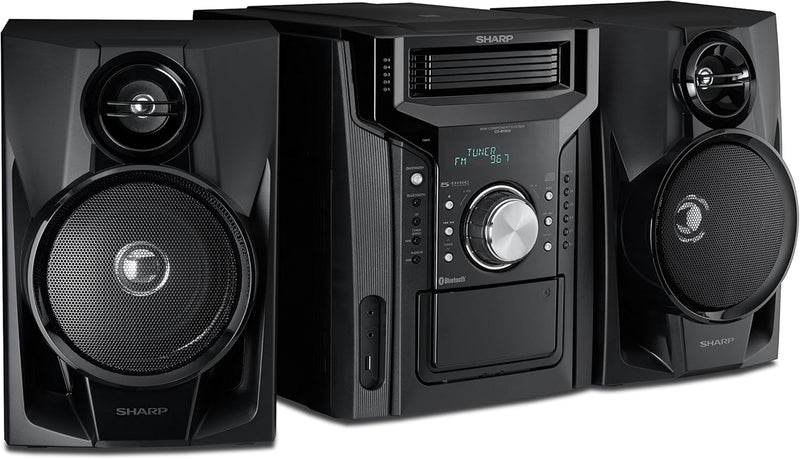 CD-BH950 240W 5-Disc Mini Shelf Speaker System with Cassette and Bluetooth J3
