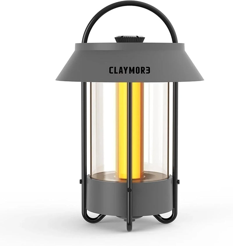 Desk Lamp (Dark Gray) - A beautiful portable outdoor lamp, featuring 4 different lighting heads, equipped with a 6700 mAh rechargeable battery, with a brightness of up to 660 lumens, and featuring waterproof functionality. Suitable for Halloween deco I2
